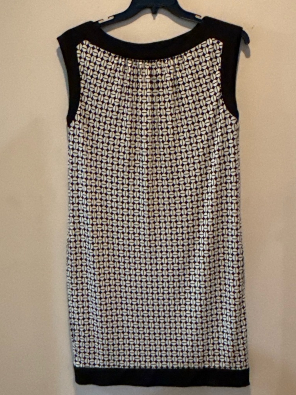 Maggy London Black and White Geometric Pencil Skirt